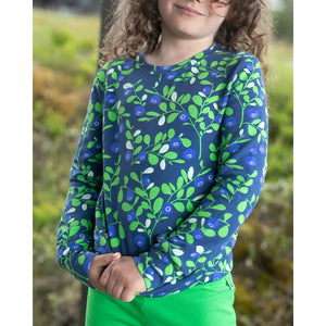 ALPI Sweatshirt - Blueberry in Green-PaaPii-centristecnologia