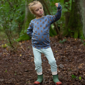 Blue Bear Easy Feeding Adaptive Long Sleeve Shirt - 1 Left Size 7-8 years-Little Green Radicals-centristecnologia