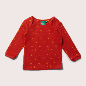 Hazelnut Stars Organic Waffle Shirt & Jogger Playset-Little Green Radicals-centristecnologia