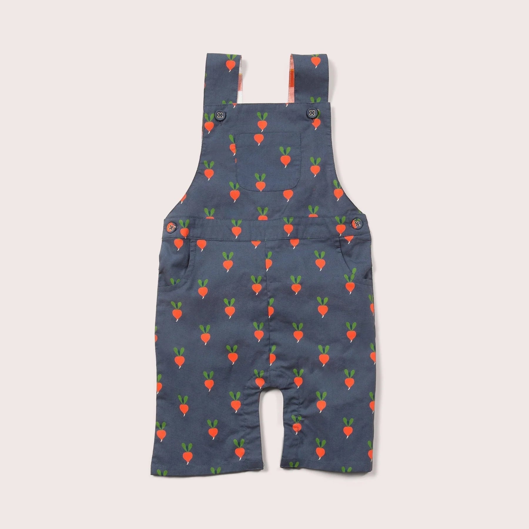 Radical Radish Summer Dungarees - 2 Left Size 6-9 & 9-12 months-Little Green Radicals-centristecnologia