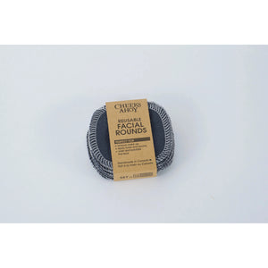 Reusable Facial Rounds - 12 pack - Charcoal-Cheeks Ahoy-centristecnologia