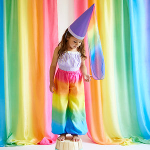 Sarah's Silks Hat - Purple & Rainbow-Sarah's Silks-centristecnologia