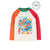 Soft White / Flowers Tamar Raglan-Frugi-centristecnologia