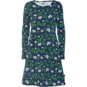 Adult's SINI Dress - Starflower in Blueberry Green-PaaPii-centristecnologia